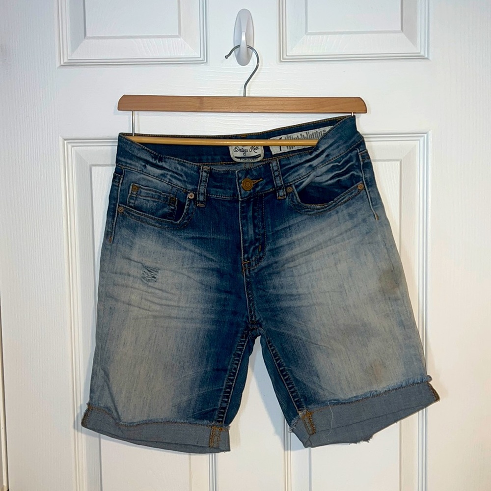 Indigo Rein Denim Bermuda Shorts